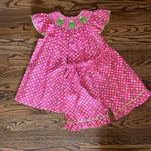 Girls frog smock